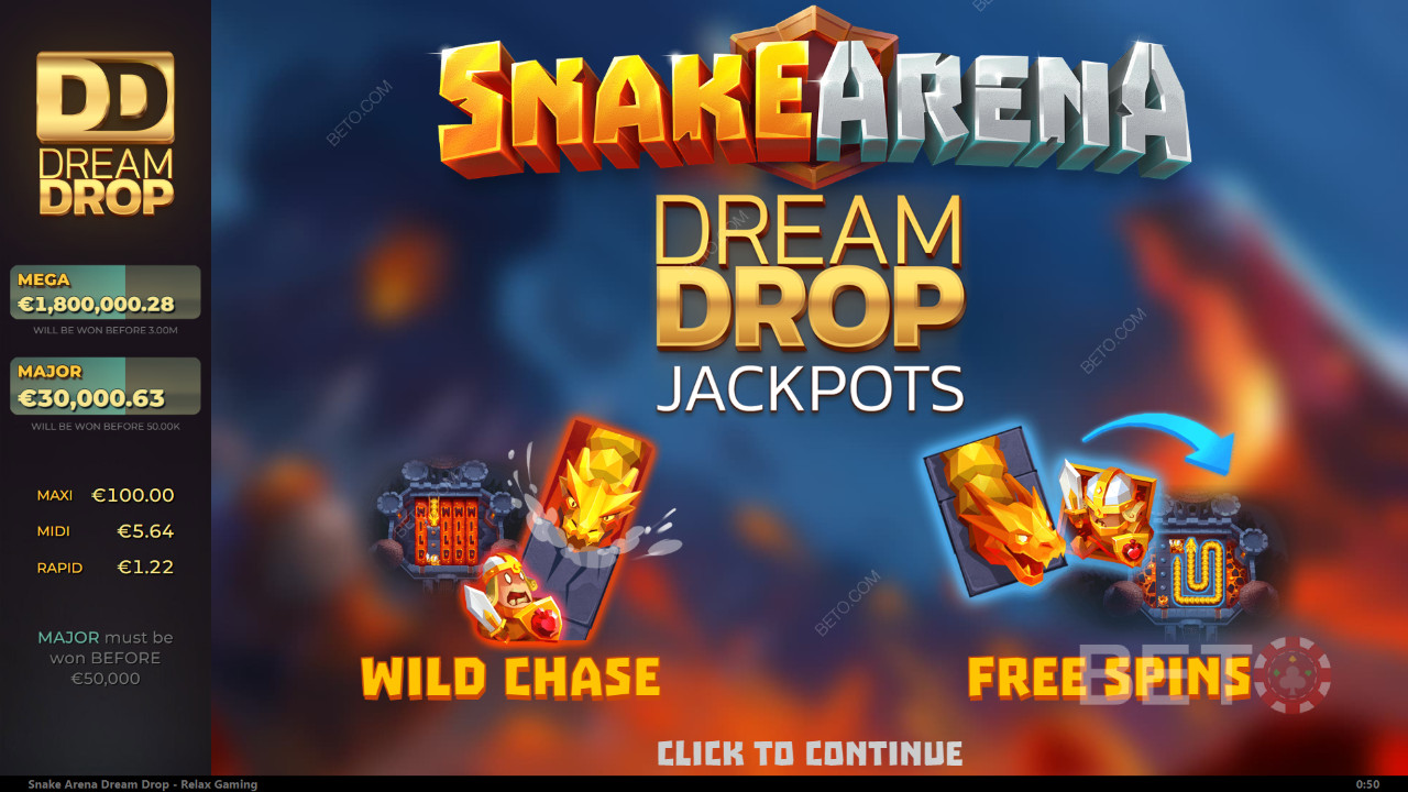 Snake Arena Ulasan Dream Drop oleh BETO Slots