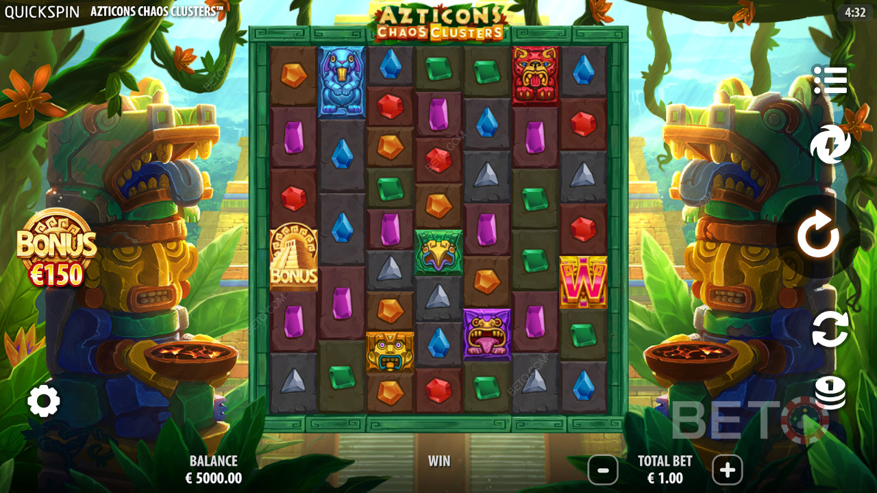 Ulasan Azticons Chaos Clusters oleh BETO Slots