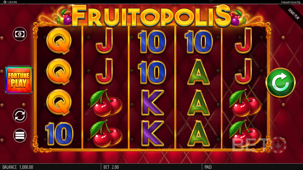 Ulasan Fruitopolis Fortune Play oleh BETO Slots