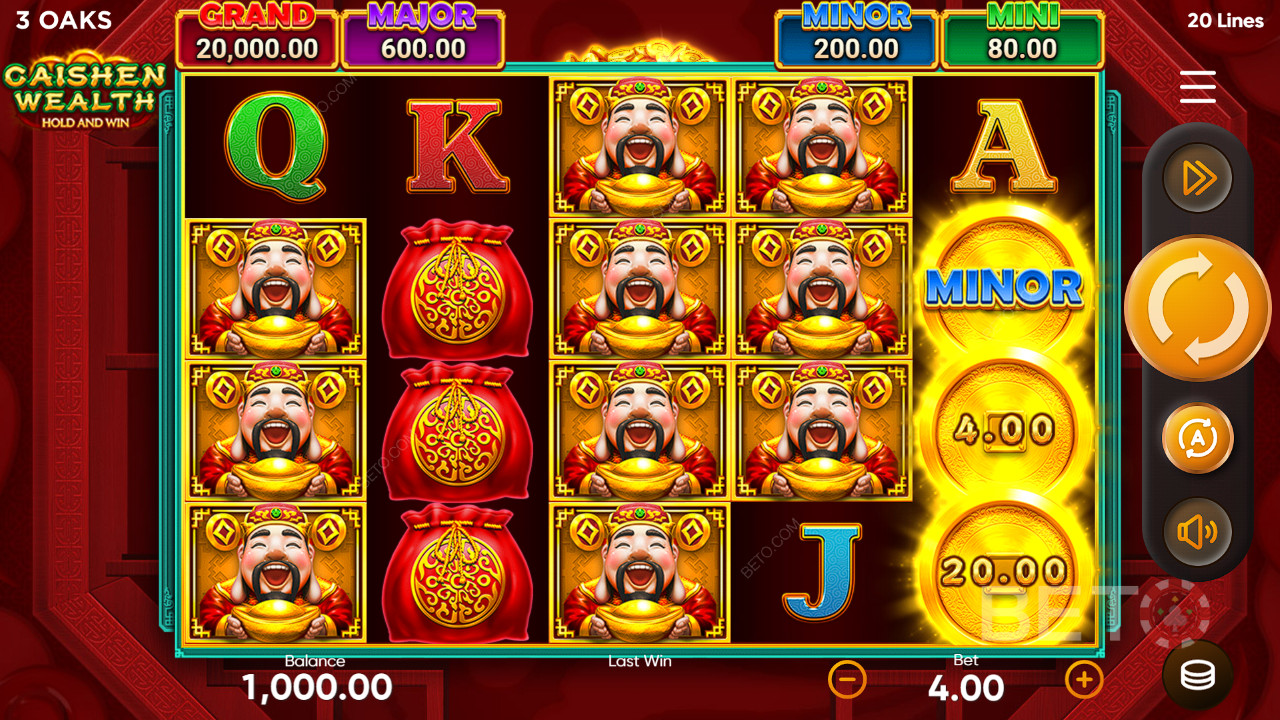 Caishen Wealth Hold and Win Review oleh BETO Slots