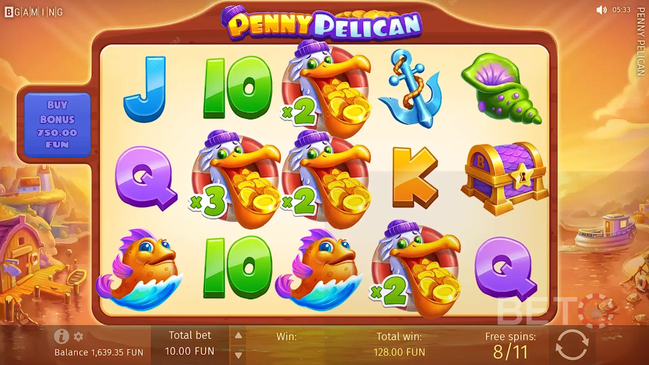 Ulasan Penny Pelican oleh BETO Slots