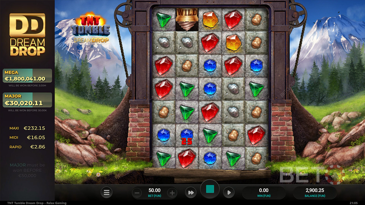 Ulasan TNT Tumble Dream Drop oleh BETO Slots
