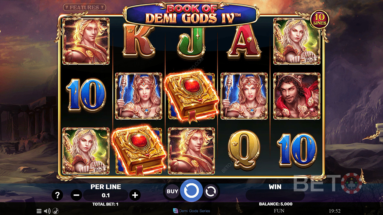 Ulasan Book Of Demi Gods IV oleh BETO Slots