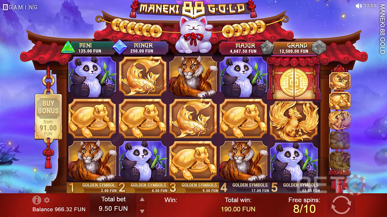 Maneki 88 Gold Main Gratis