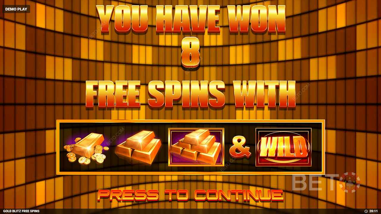 Putusan untuk Slot Gold Blitz Free Spins