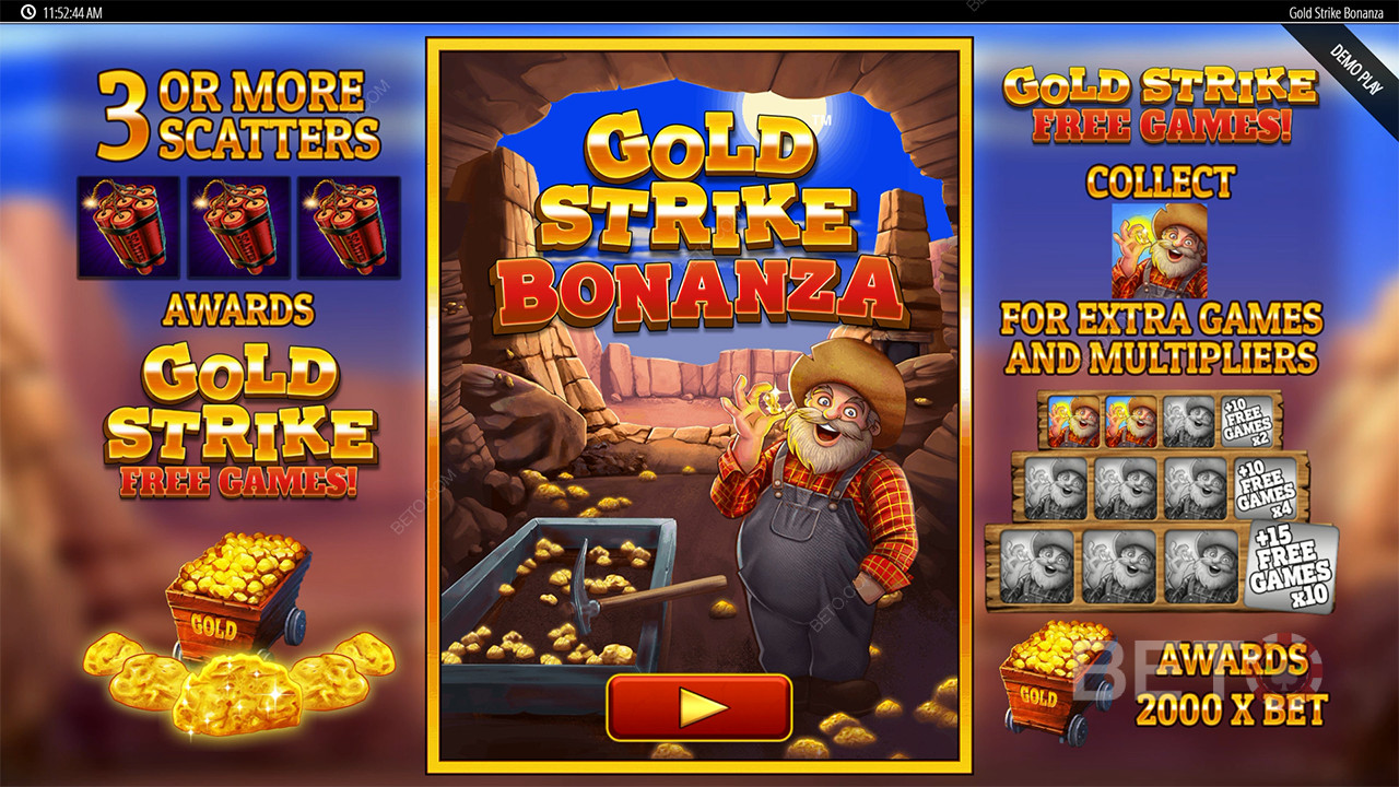 Fitur Bonus Dijelaskan dalam Gold Strike Bonanza Fortune Play oleh Blueprint