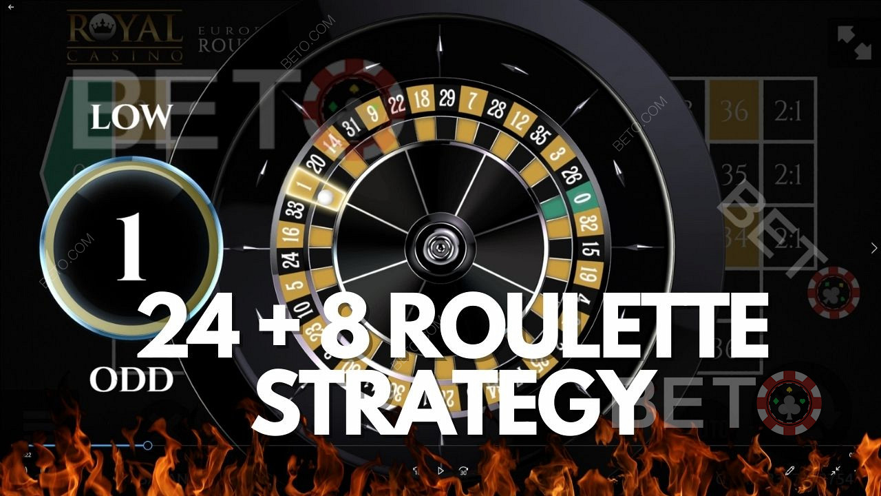 24 + 8 Strategi Roulette - Sistem Taruhan Kasino Dijelaskan