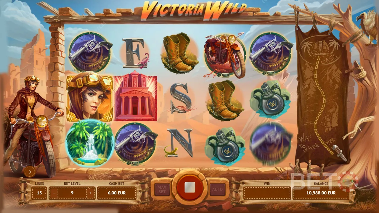 Gameplay dari slot video Victoria Wild