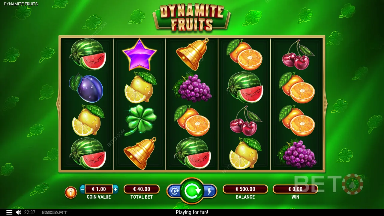 Contoh gameplay Dynamite Fruits